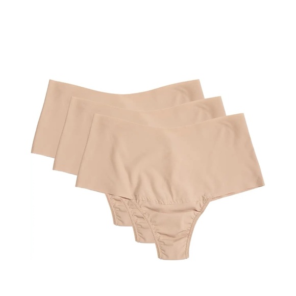 NWT Hanky Panky Breathe Hi-Rise Thong 3-Pack Size Large